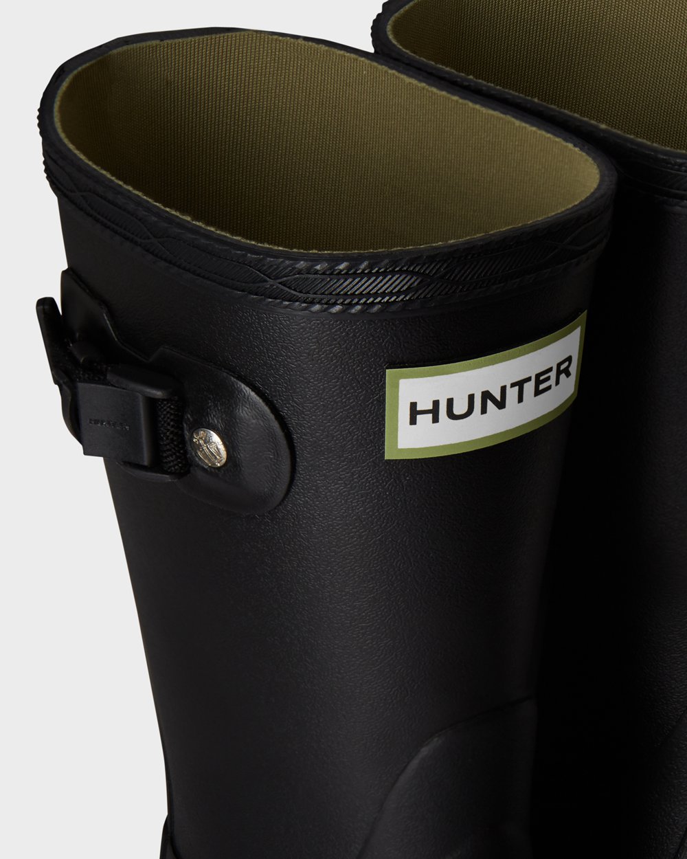 Bottes de Pluie Hunter Norris Enfant Noir ELHNMOS-05